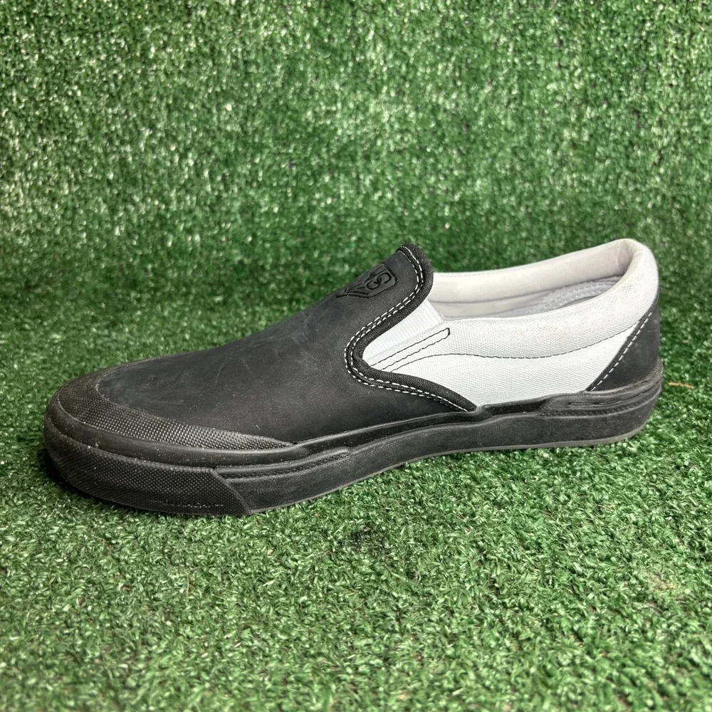 NEW Vans BMX Slip-On Dakota Roche PopCush Wafflecup Skate‎ Shoes Black Women 8.5